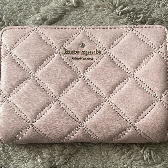 kate spade Handbags - Kate Spade Pink Quilted Wallet